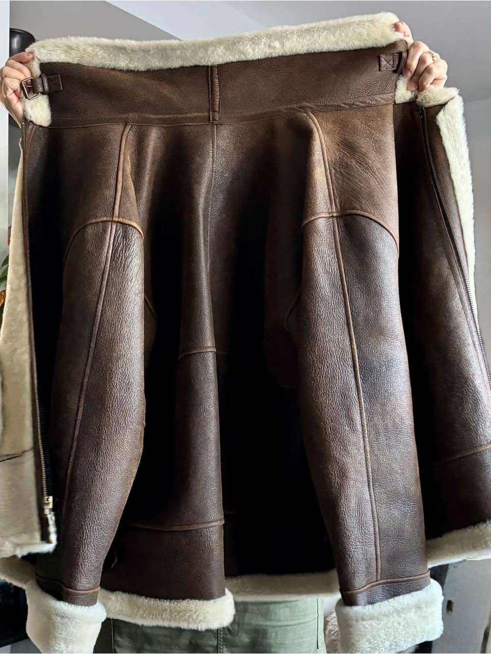 Brown Shearling Jacket